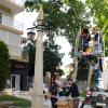 Lorca 'jubila' las farolas de la alameda de la Constitución tras 69 años en servicio